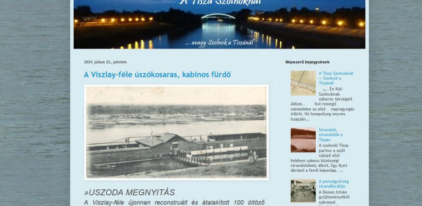 Kósa Károly szolnok-tisza.blogspot.hu honlapja