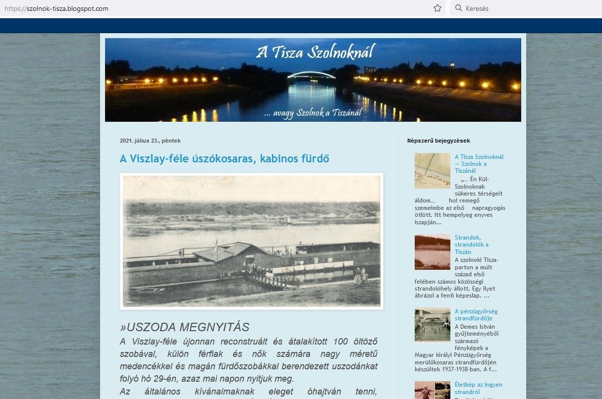 Kósa Károly szolnok-tisza.blogspot.hu honlapja